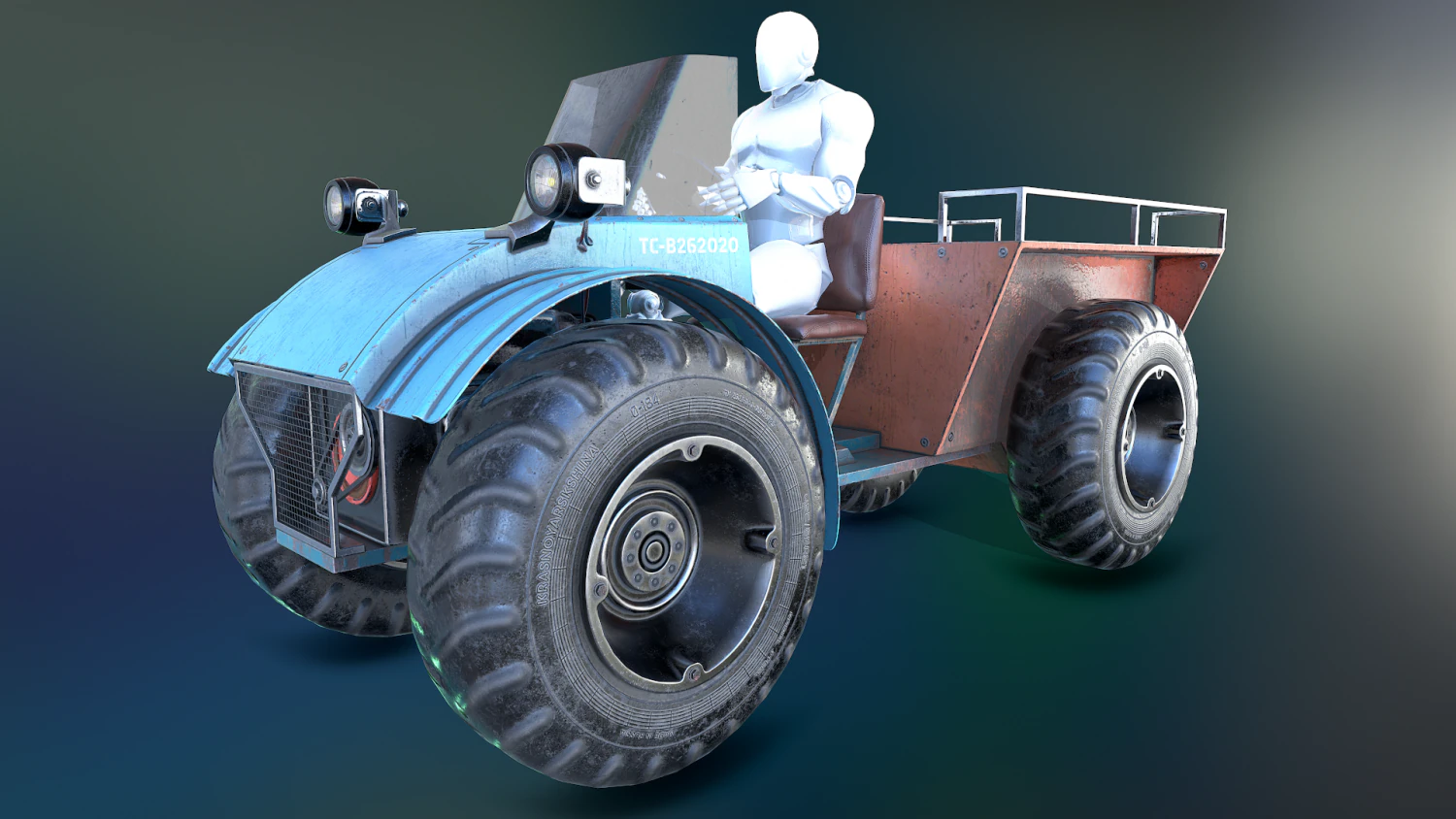 vezdehod tc-b262020 3D Model .c4d .max .obj .3ds .fbx .stl .blend 