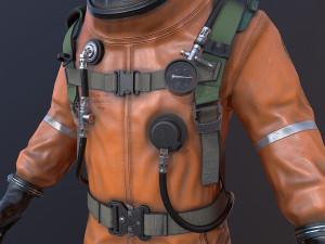 hazmat suit 3D मॉडल