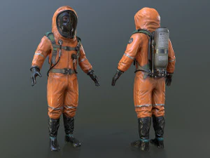 hazmat suit 3D Model