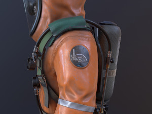 hazmat suit 3D मॉडल