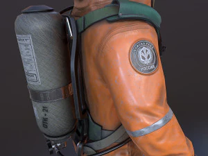 hazmat suit 3D Model