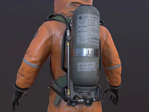 hazmat suit 3D Model