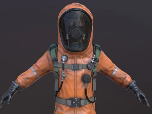 hazmat suit 3D Model