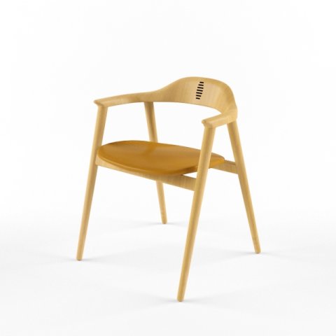 adal alonso chair 3D Model .c4d .max .obj .3ds .fbx .stl .blend 