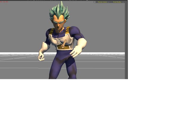 vegeta ssj blue Model 3D .c4d .max .obj .3ds .fbx .stl .blend 