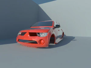 mitsubishi l200 trit&atilde;o Modelo de Impressão 3D