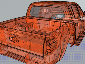 mitsubishi l200 triton 3D प्रिंट मॉडल