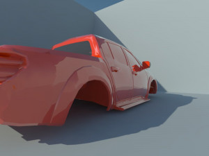 mitsubishi l200 triton 3D प्रिंट मॉडल