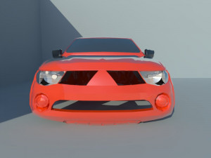 mitsubishi l200 triton 3D प्रिंट मॉडल