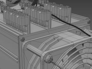 antminer cryptocurrency mining hardware 3D Model