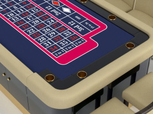 roulette gaming table vr - ar - low-poly 3D Модель