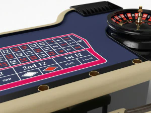 roulette gaming table vr - ar - low-poly 3D Model