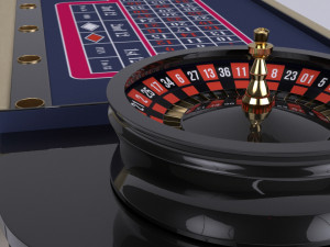 roulette gaming table vr - ar - low-poly 3D Модель