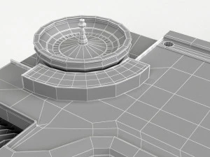 roulette gaming table vr - ar - low-poly 3D Model