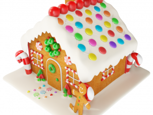 gingerbread house Modelo 3D