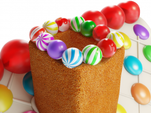 gingerbread house 3Dモデル