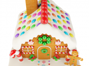 gingerbread house 3Dモデル