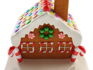 gingerbread house 3Dモデル