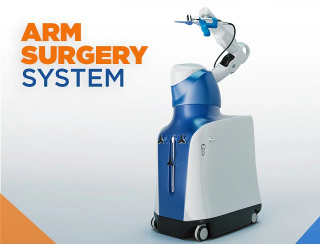 M&aacute;quina de cirurgia assistida por bra&ccedil;o rob&oacute;tico Mako low-poly Modelo 3D .c4d .max .obj .3ds .fbx .stl .blend 