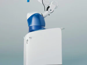 M&aacute;quina de cirurgia assistida por bra&ccedil;o rob&oacute;tico Mako low-poly Modelo 3D