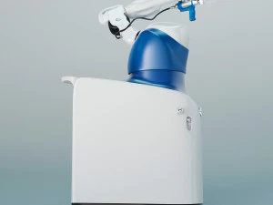 M&aacute;quina de cirurgia assistida por bra&ccedil;o rob&oacute;tico Mako low-poly Modelo 3D