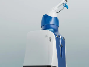 M&aacute;quina de cirurgia assistida por bra&ccedil;o rob&oacute;tico Mako low-poly Modelo 3D