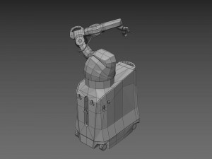 mako robotic arm assisted surgery machine low-poly 3Dモデル