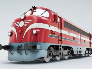 nohab m61 locomotive train engine  3D Model
