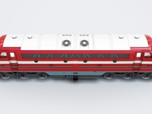 nohab m61 locomotive train engine 3D Модель