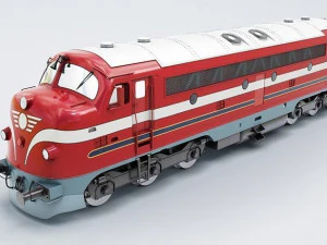 nohab m61 locomotive train engine 3D Model