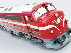 nohab m61 locomotive train engine 3D Model