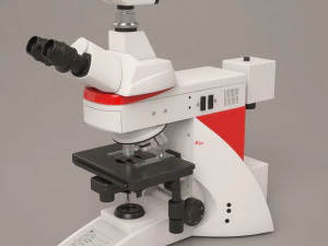 leica dm microscope 3D Model