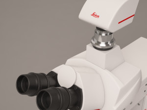 leica dm microscope 3D-Modell