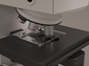 leica dm microscope 3D-Modell