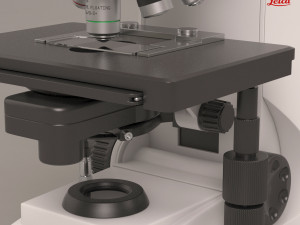 leica dm microscope 3D-Modell