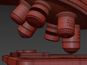 leica dm microscope 3D Model