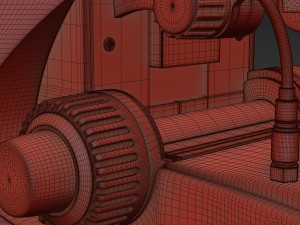 leica dm microscope 3D-Modell
