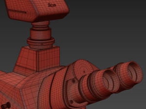 leica dm microscope 3D-Modell