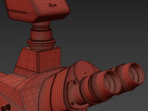 leica dm microscope 3D Model
