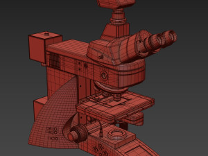 leica dm microscope 3D-Modell
