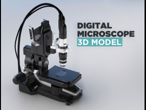 digital microscope 3D Model