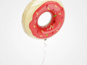 balloons in different shapes 3D Model