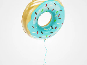 balloons in different shapes 3D Model