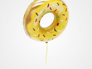 balloons in different shapes 3D Модель