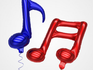 balloons in different shapes 3D Модель