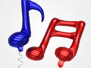 balloons in different shapes 3D Model