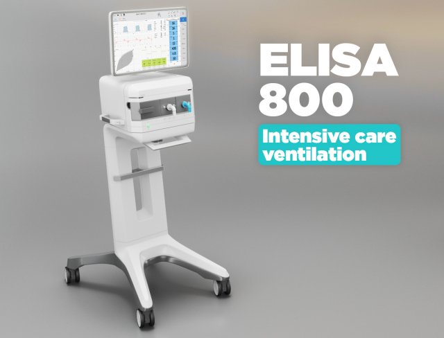 intensive care ventilator - elisa 800 Modelo 3D .c4d .max .obj .3ds .fbx .stl .blend 