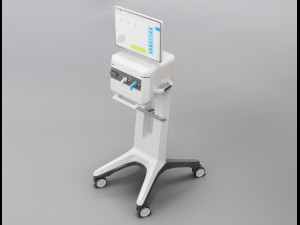 intensive care ventilator - elisa 800 Modelo 3D