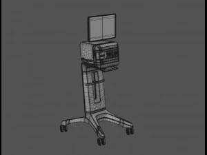 ventilador para cuidados intensivos - elisa 800 Modelo 3D