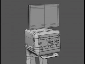 ventilador para cuidados intensivos - elisa 800 Modelo 3D